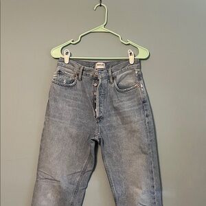 Agolde Classic Denim Jeans in Light Blue